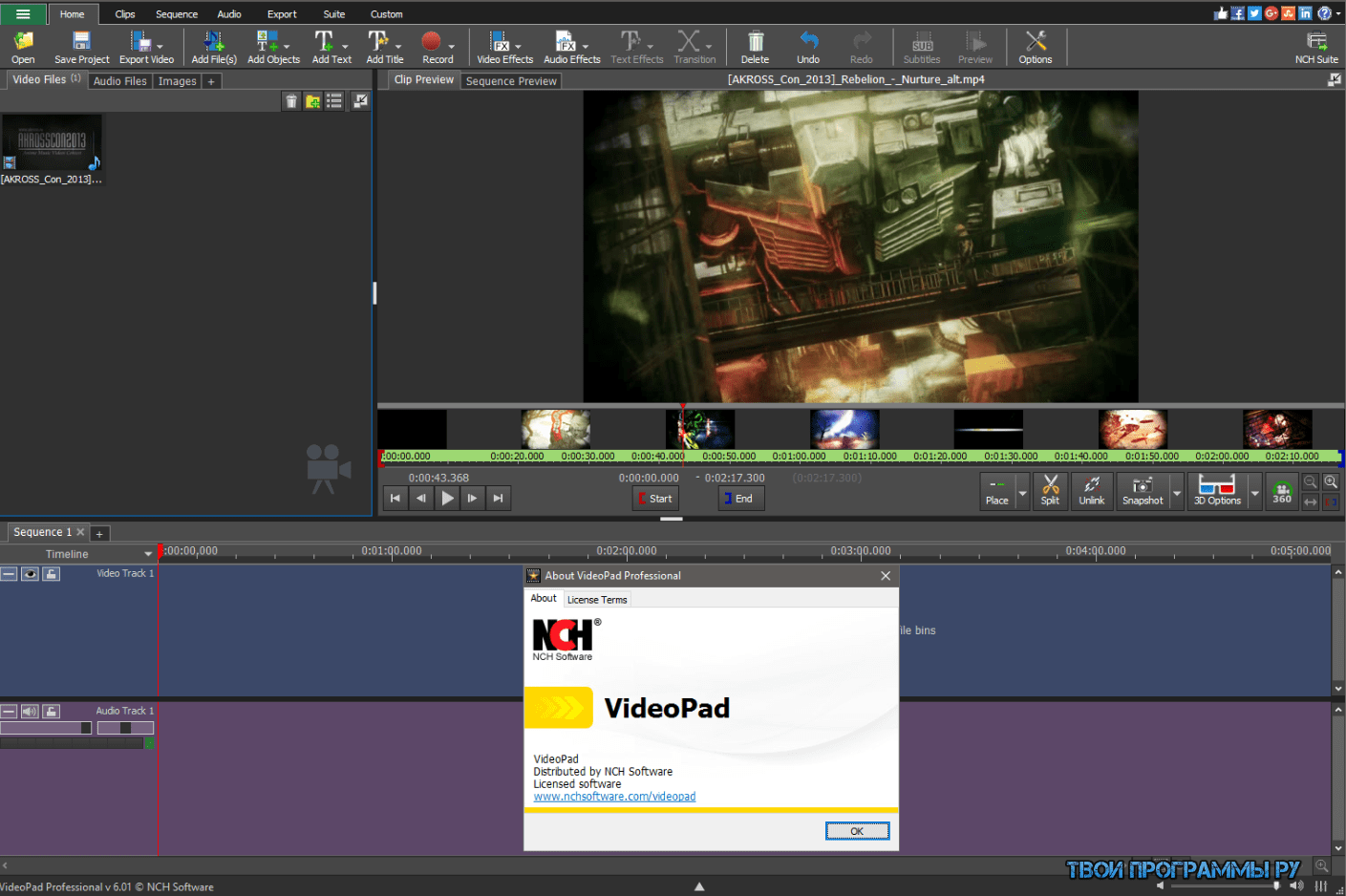 videopad video editor full free